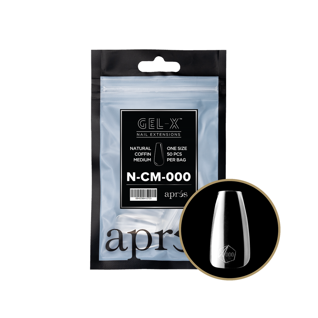 Gel-X® Natural Coffin Medium Refill Bag-000