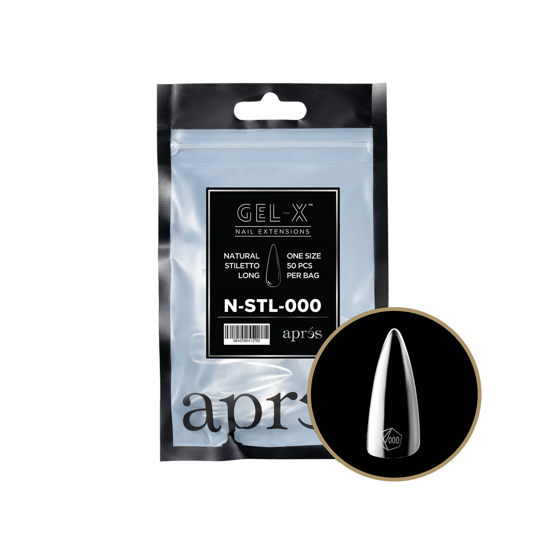 Gel-X® Natural Stiletto Long Refill Bag-000