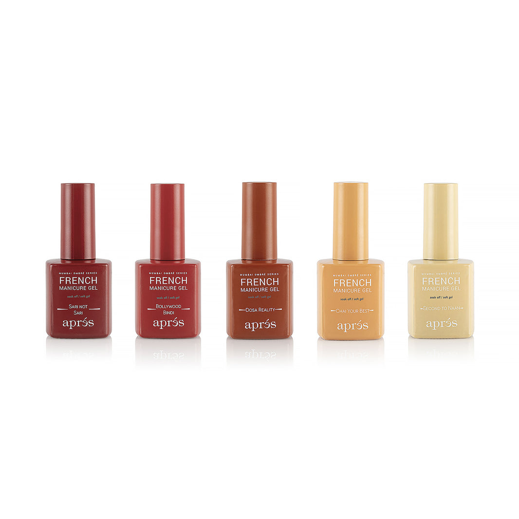 French Manicure Gel Mumbai Ombré Set