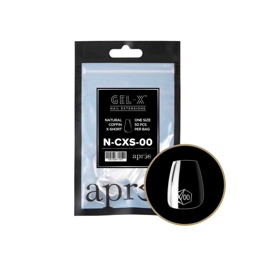 Gel-X® Natural Coffin Extra Short Refill Bag