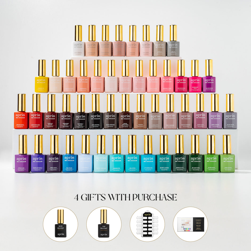 200 HEMA-free Gel Couleur Set of 50 #1