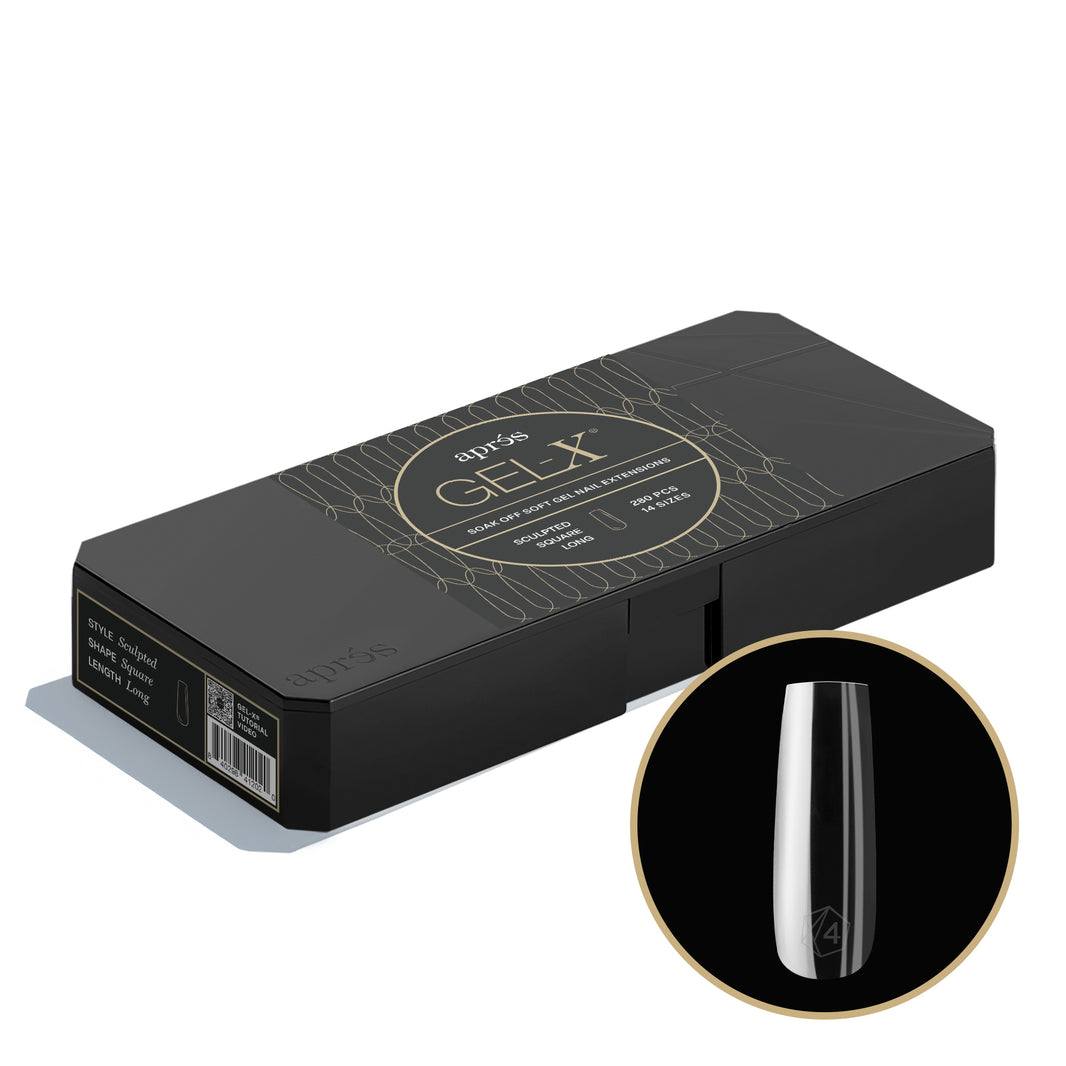 Gel-X® Sculpted Square Long Box of Tips - Mini (280pcs)