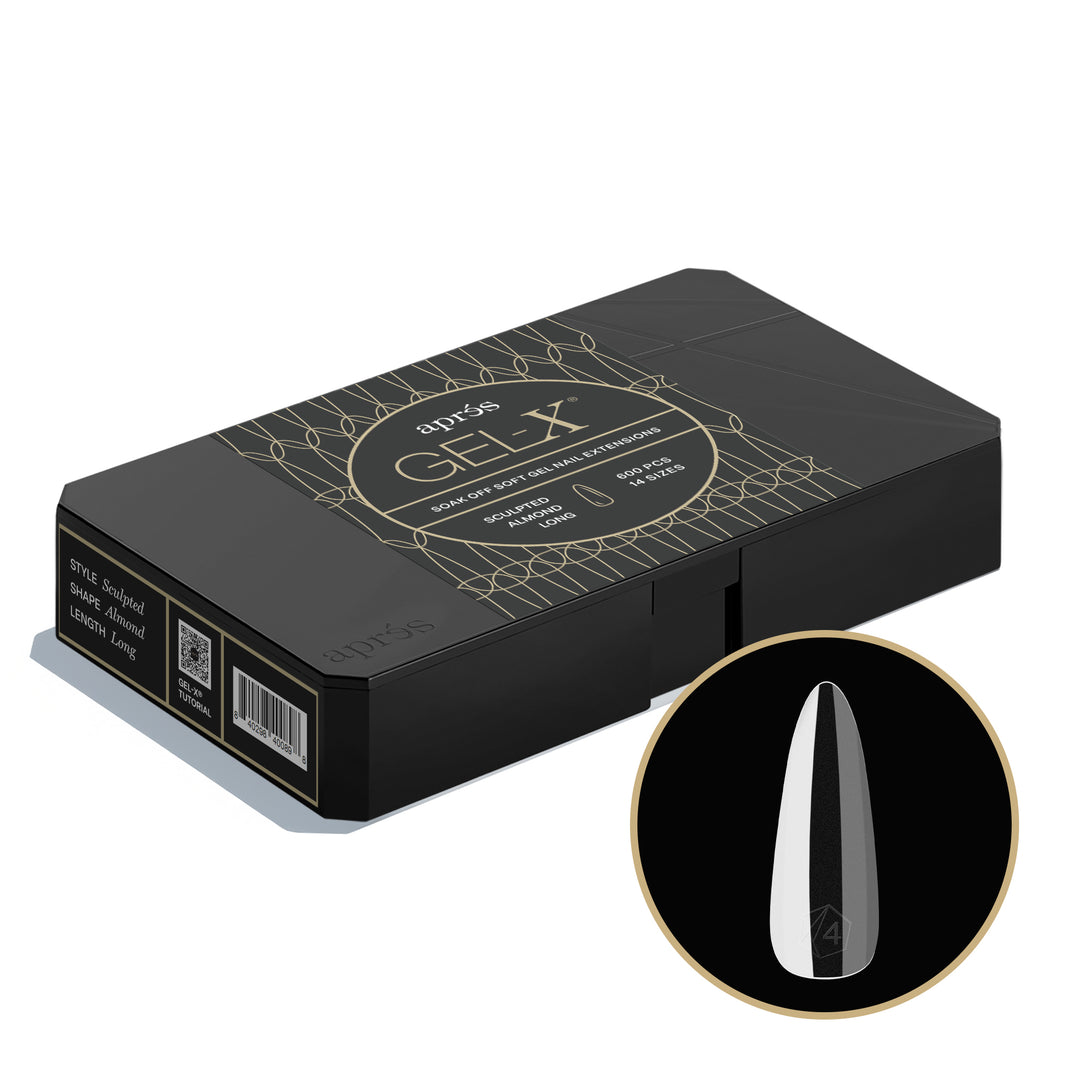 Gel-X® Sculpted Almond Long Box of Tips - Pro (600pcs)