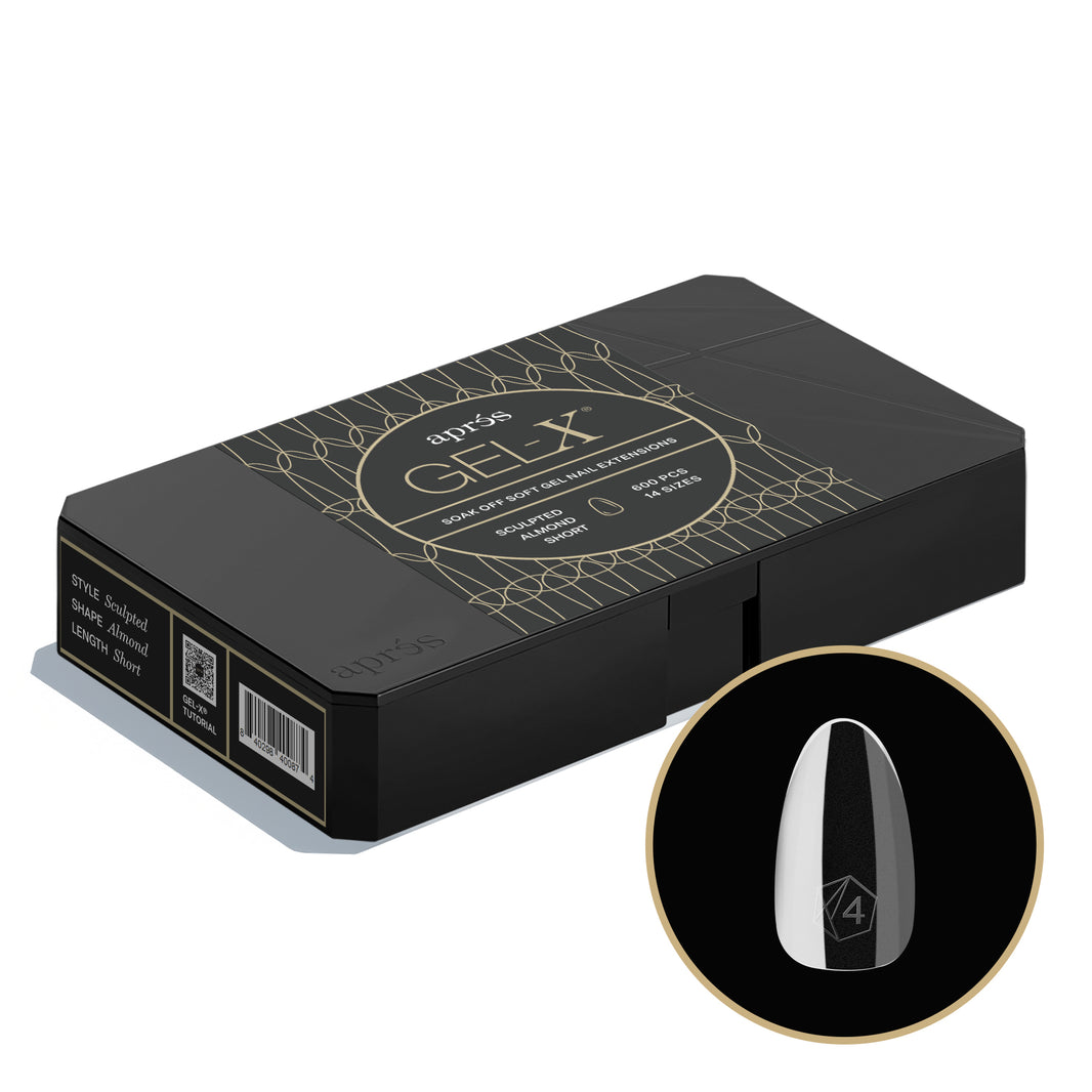 Gel-X® Sculpted Almond Short Box of Tips - Pro (600pcs)