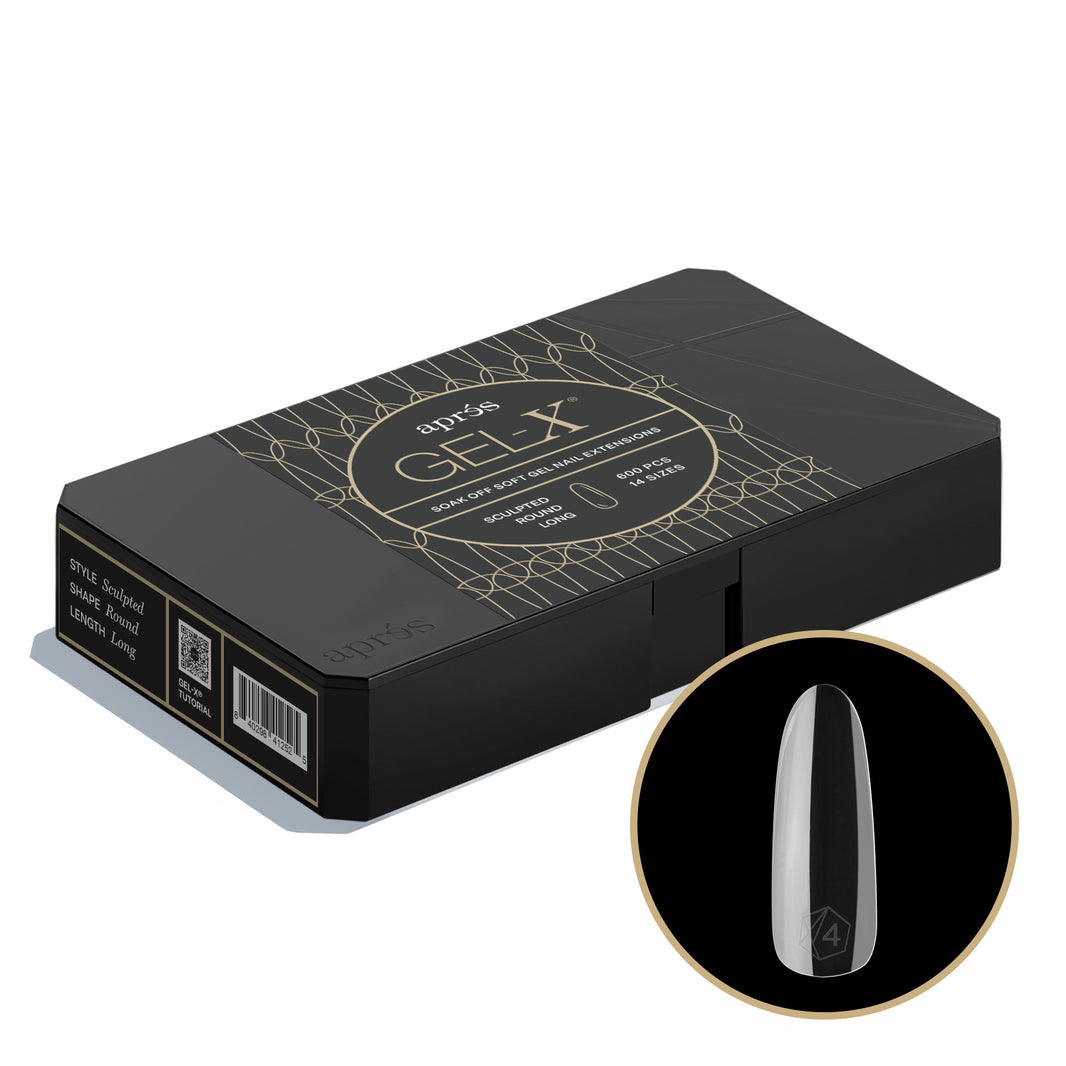 Gel-X® Sculpted Round Long Box of Tips - Pro (600pcs)