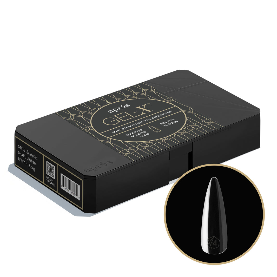 Gel-X® Sculpted Stiletto Long Box of Tips - Pro (600pcs)
