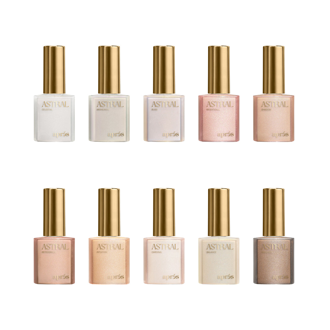 Pearlescent - Astral Gel Couleur, 10pcs Set