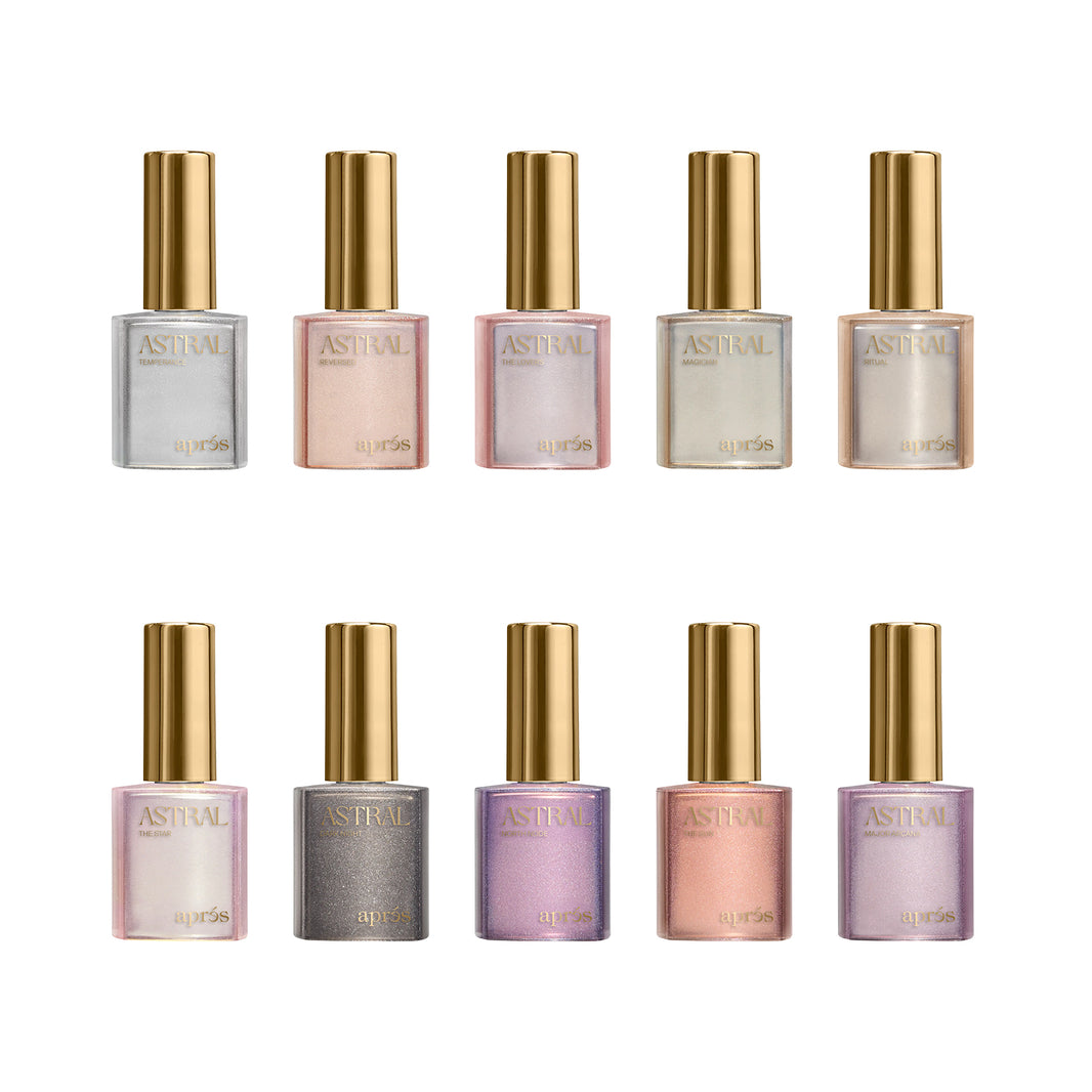 Shimmery Cat Eye - Astral Gel Couleur, 10pcs Set