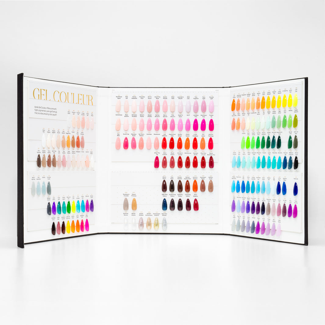 Swatch Book: 200 HEMA-free Gel Couleur Collection