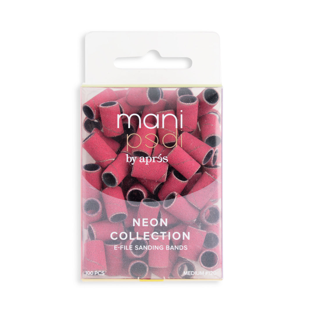 ManiPedi Sanding Band Neon Pink